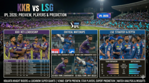 KKR vs LSG IPL 2026: Preview, Players & Prediction