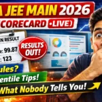NTA JEE Main 2026 Scorecard (LIVE)