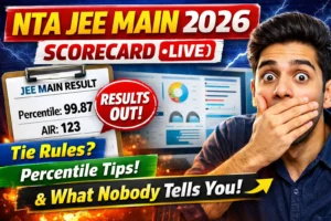 NTA JEE Main 2026 Scorecard (LIVE)