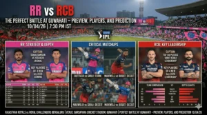 RR vs RCB Match 16
