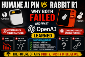Humane AI Pin vs Rabbit R1 Why Both Failed and What OpenAI Learned
